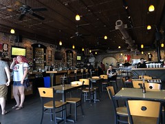Dining area and bar, The Bricks, 7th Avenue, Ybor City, Tampa, Florida
