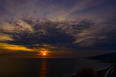 Sunset at Pacific Palisades Bluff 120519