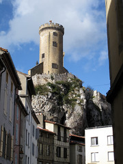 FR11 3458 Le Château de Foix. Foix, Ariège, Midi-Pyrénées