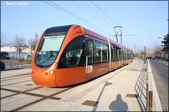 Alstom Citadis 302 – Setram (Société d'Économie Mixte des TRansports en commun de l'Agglomération Mancelle) n°1011 (Sargé-lès-le-Mans)