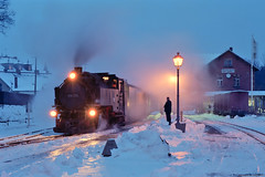 Railways at night