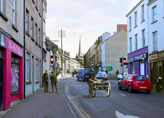 Merged old/new photographs - County Fermanagh