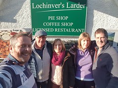 Nancy and Norman visiting Lochinver