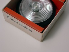 Braun Diskus Lampadina tascabile  taschenlampen Hans Gugelot 1970
