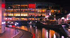 Birmingham at night.
