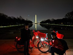 2019 Bike 180: Day 167 Touring DC at Night by Jump Pedal Assist E-Bikes!