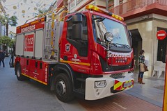 Vehículos de bomberos de otros lugares de España.