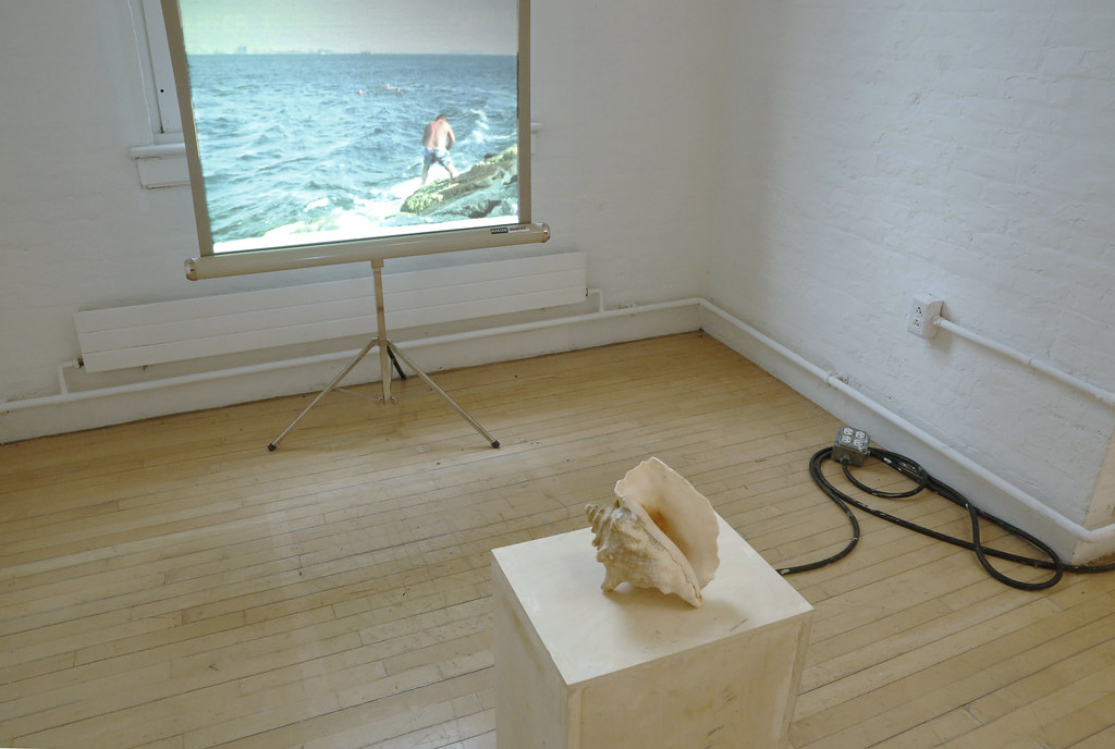 An installation in the Experimental Gallery by Ege Okal (M.F.A. '20), part of the M.F.A. exhibition <em>Pure Wobble.</em>