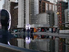 Illuminated LED Heads at Circus West Village 19.01.2020