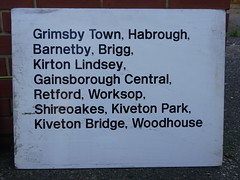 Cleethorpes & Grimsby Town Station Boards
