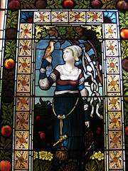 The Lay of the Last Minstrel Stained Glass Window