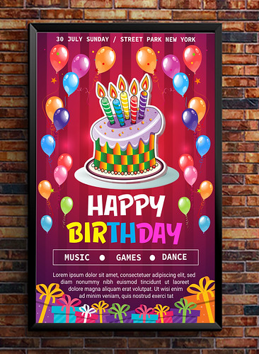 birthday poster