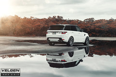 2019 RANGE ROVER SPORT VELGEN FORGED TRUCK SERIES VFT9 BRUSHED TINTED CLEAR 24"