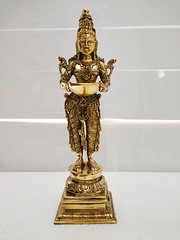 Brass Deep laxmi goddess