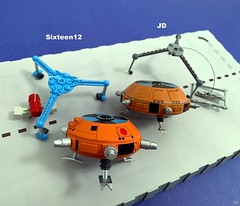 Sixteen12 die-cast nukes (set 8) vs JD's garage kit