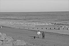 Withernsea in Monochrome 19 January 2020