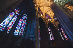 Stained Glasses, Cathedral of Saint Peter of Beauvais Interior