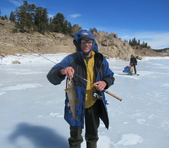 Gross Reservoir Ice fishing 2/26/2020