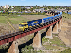 Trains on bridges