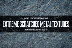 Extreme scratched metal textures