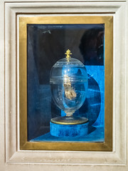 Heart of Louis XVII in the Chapel of the Bourbons