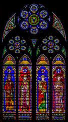 Stained Glass in Basilique Saint-Denis