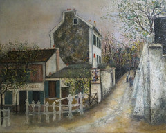 Maurice Utrillo au Lapin Agile de Montmartre