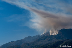 15 aprile 2020 - Incendio sul Monte Novegno