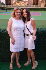 Sue And Michele At The Stadium