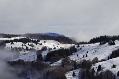 Snowshoe hike on Plateau du Revard