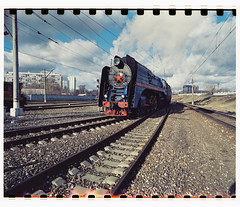 Steam Locomotive Color 120 Film