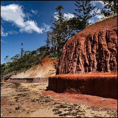 Red Cement Cliffs of Scarborough