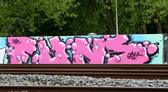  graffiti along the railway 2020