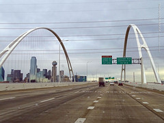 Margaret McDermott Bridge/I-30 to Downtown Dallas, 29 Dec 2019