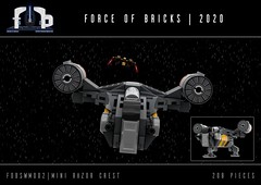 MOC - Force of Bricks Mini Razor Crest (fobswm002)