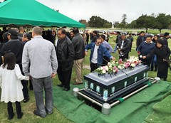 Attending The Funeral Of Abraham A. Domingo (11-8-2015)