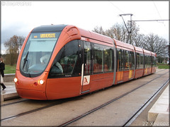 Alstom Citadis 302 – Setram (Société d'Économie Mixte des TRansports en commun de l'Agglomération Mancelle) n°1008 (Mulsanne)