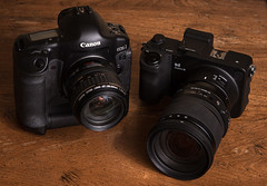Canon EOS-1D Mark II N (2005) / Sigma sd Quattro H (2016-17)