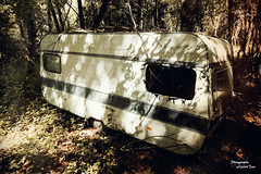 Abandoned caravan