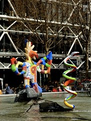 Stravinsky Fountain (1988) -  Niki de Saint Phalle (1930-2002)