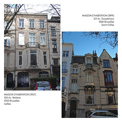 59 BRUXELLES - Art nouveau / Arch. A. Lefevre (2 maisons)