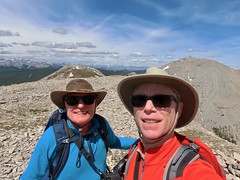 2020 June 22 - Moose Mountain summit from Canyon Creek