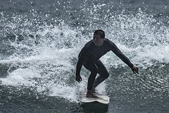 Surfers at Topanaga Beach 062320