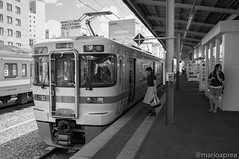 Japanese train and stations
