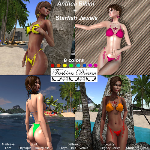 Anthea bikini + Starfish Jewels - Fashion Dream