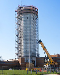 Indiana-American Water Tower Demolition in Gary Indiana