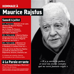 Soirée Hommage à Maurice Rajsfus