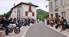 Mariage de motards a Ascain, Pays basque