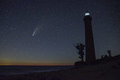 Commmmet Neowise @Little Sable Point Lighthouse  