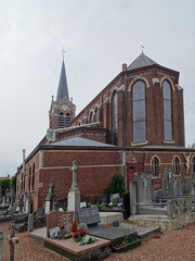 Hondeghem  cimetière de l'église Saint-Omer